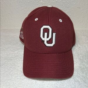 OU Oklahoma Sooners Hat Crimson Colosseum velcro Baseball Cap